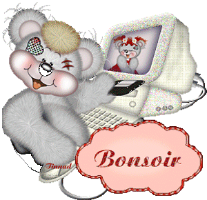 Gif animé bonsoir ordinateur